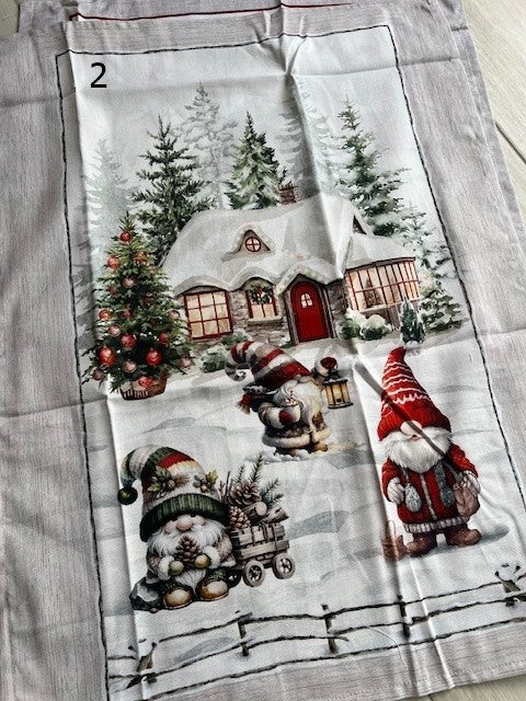 Strofinaccio/Canovaccio in cotone 5 varianti cm 50x70 stampa digitale