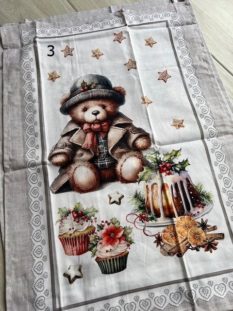 Strofinaccio/Canovaccio in cotone 5 varianti cm 50x70 stampa digitale