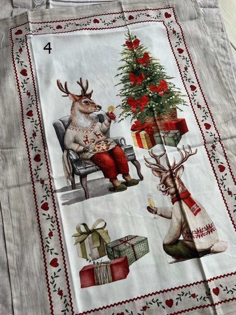 Strofinaccio/Canovaccio in cotone 5 varianti cm 50x70 stampa digitale