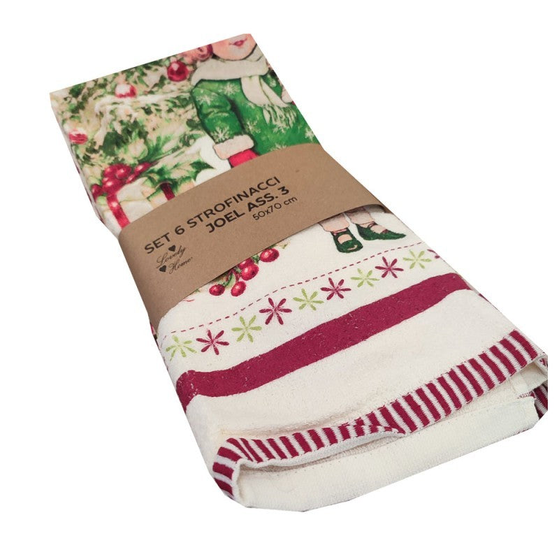 STROFINACCI SPUGNA ASSORTITI COUNTRY NATALE JOEL 3 LOVELY HOME