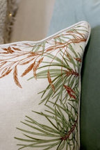 Fodera Christmas con abete viscosa e lino cm 40x60 Chic Antique ( 16111130)