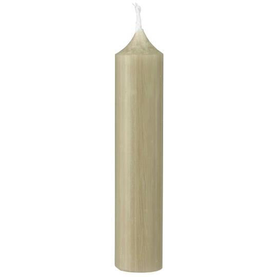 Candela  Corta  Rustica H Cm 11 D. Cm 2,2 Durata Ore 4,5 assortita in tre colori  (Set Di 2 Pezzi) Ib Laursen (7211)