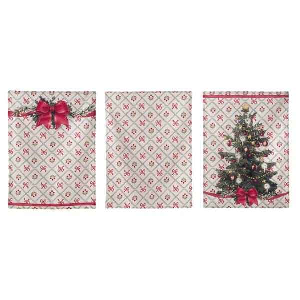 Shopper con 3 canovacci Natalizi cm 50x70