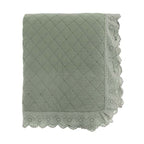 Trapunta con gala in pizzo 200 GSM matrimoniale cm 260x260 Blanc Mariclò A3906199VE