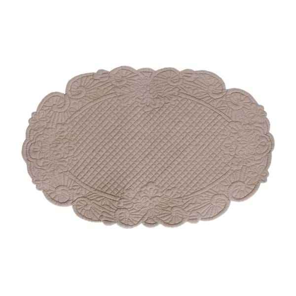 Centrotavola "CARMEN" cotone cm 45x70 color tortora