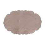 Centrotavola "CARMEN" cotone cm 45x70 color tortora