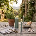 Candela Cena Corta VERDE Durata 4,5 Ore H11 D.2 Cm Chic Antique ( Set 2 Pezzi) 70854-21