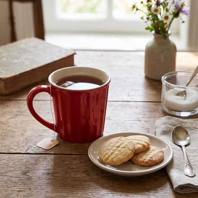 Mynte Mug Rosso fragola Cm W: 9 H: 8 L: 12,5 Ib Laursen (2041-33)