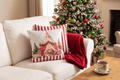 Cuscino arredo  “Christmas Day” con imbottitura (45x45cm) 2 varianti