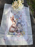 Strofinaccio/Canovaccio in cotone cm 50x70 stampa Pasqua