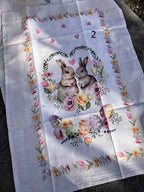 Strofinaccio/Canovaccio in cotone cm 50x70 stampa Pasqua