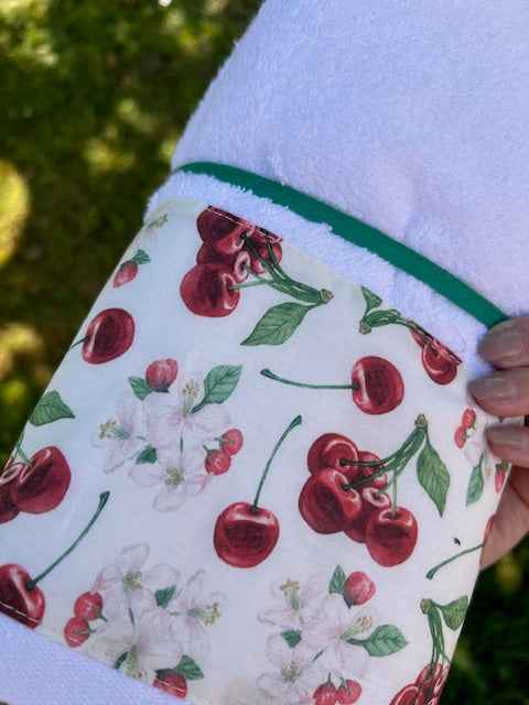 COPPIA SPUGNA ASCIUGAMANO + OSPITE DIGITALE CHERRY HELEN