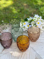 Set 6 bicchieri colorati Chic Antique d. 8,5 H 10 cm (61080900)