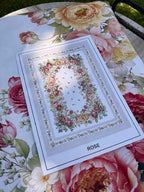 Tovaglia 100% cotone stampa digitale ROSE PEZZOLI x 12 cm 140X245
