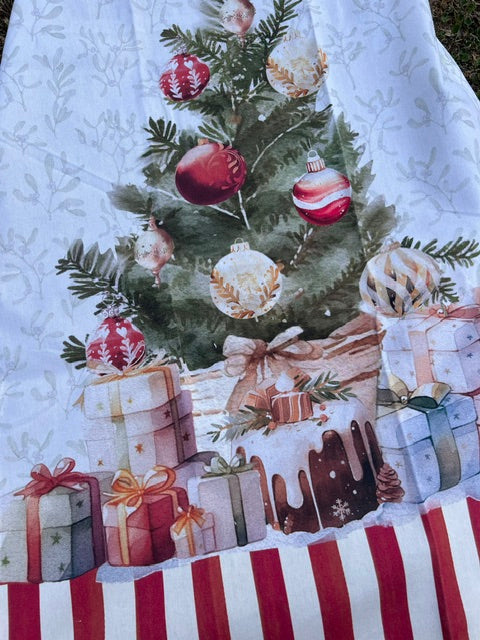 Set 2 strofinacci digitali "Christmas Day" (50x70cm).