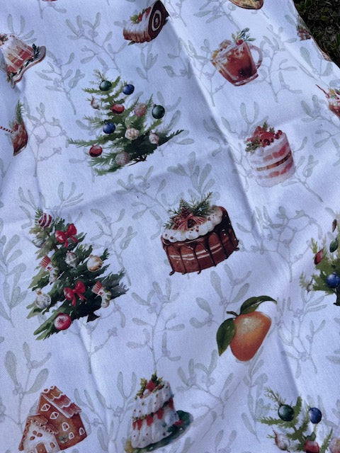 Set 2 strofinacci digitali "Christmas Day" (50x70cm).
