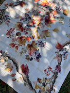 TOVAGLIA COTONE DIGITALE FOGLIE AUTUNNO ARCONATE