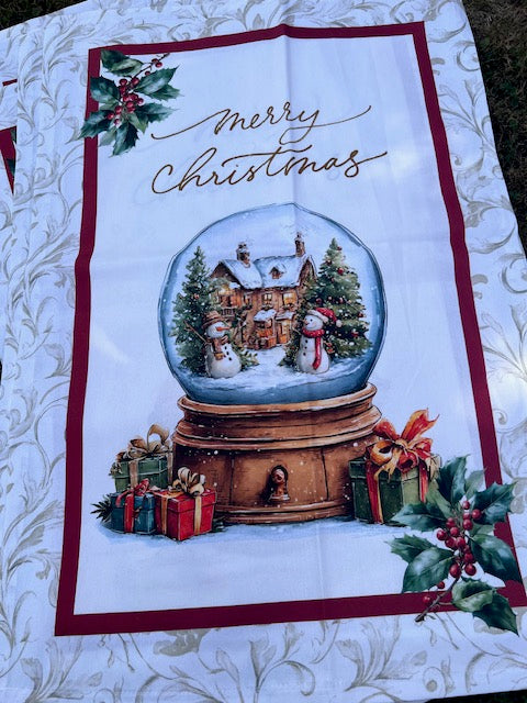 STROFINACCIO 55X80 CM COTONE DIGITALE NATALE TIFFANY XMAS 7 VINGI