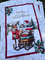 STROFINACCIO 55X80 CM COTONE DIGITALE NATALE TIFFANY XMAS 7 VINGI