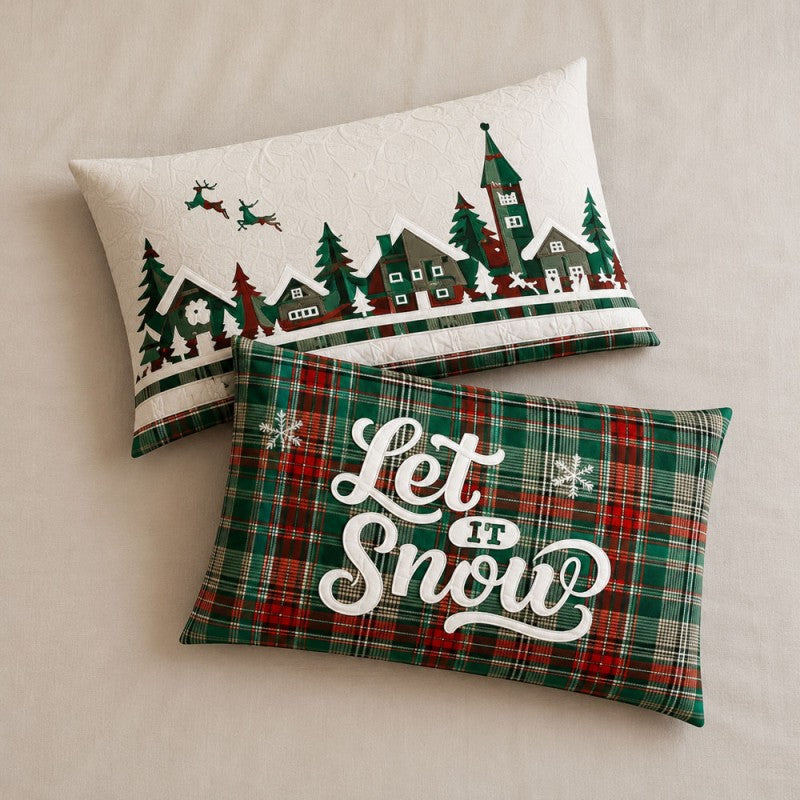 COMPLETO LENZUOLA COTONE SNOW QUADRIFOGLIO