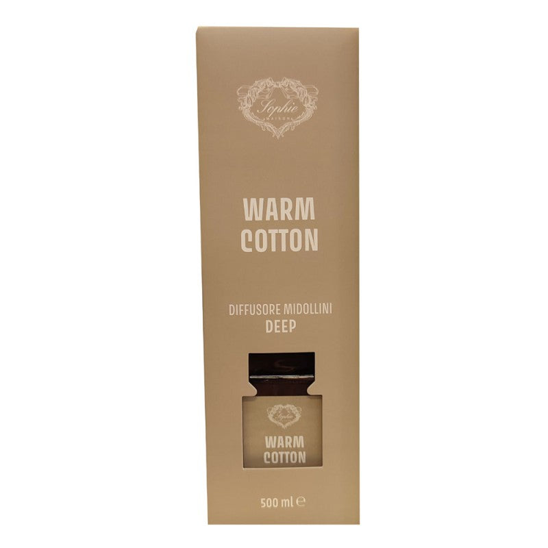 DIFFUSORE AMBIENTE CON MIDOLLINI 200ML DEEP WARM COTTON SOPHIE