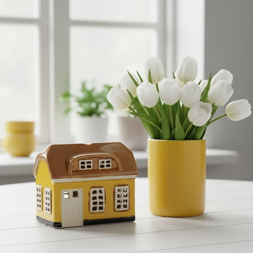 Casetta porta tea light  in ceramica Ebeltoft Ib Laursen (27703-05)