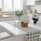 Runner con gala Bolgheri Verde Blanc Mariclò CM 50X170
