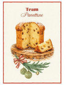 Strofinaccio/Canovaccio in cotone 2 varianti cm 50x70 stampa digitale Pandoro e Panettone