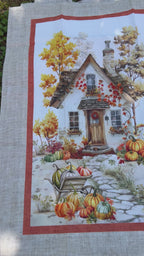 Strofinaccio/Canovaccio cm 50X70CM cotone digitale AUTUNNO PEZZOLI