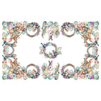 TOVAGLIA COTONE DIGITALE PASQUA COLORS GIPETEX (20671)