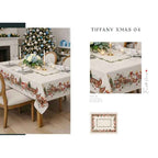 TOVAGLIA COTONE DIGITALE TIFFANY XMAS 4 VINGI 2 MISURE